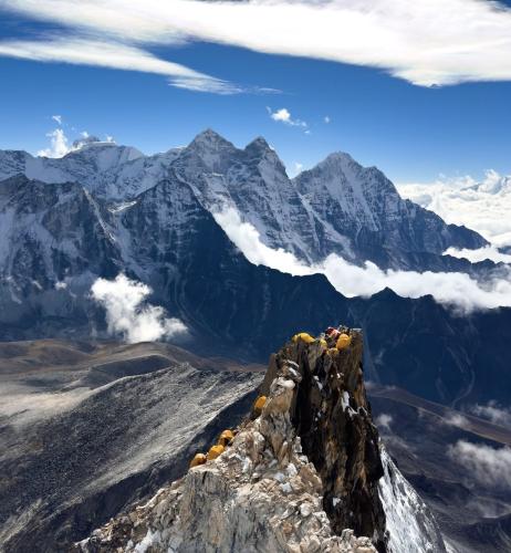 climbing In Nepal 