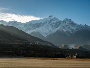 Jomsom Airport mustang nepal 