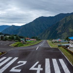 Everest Three Passes Trek lukla airport 
