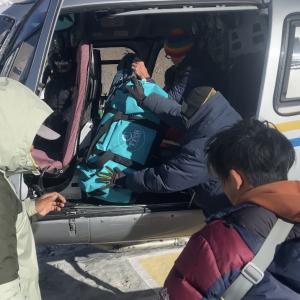 Helicopter returns ebc...