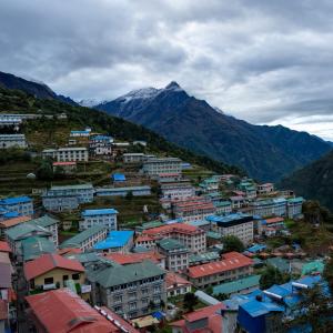 Luxury Everest Base Camp Trek With Helicopter Return _namche bazar 
