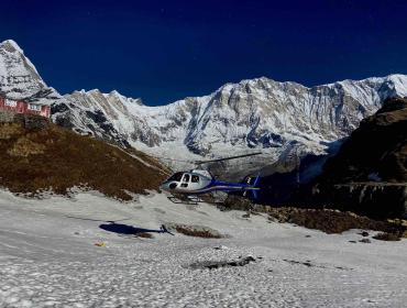 Annapurna Base camp helicopter tour 